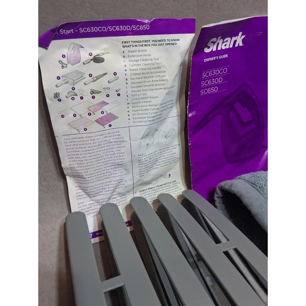 Shark SC630CO SC630D SC650 Portable Steam Pocket Wedge Cleaning Tools And Pocket